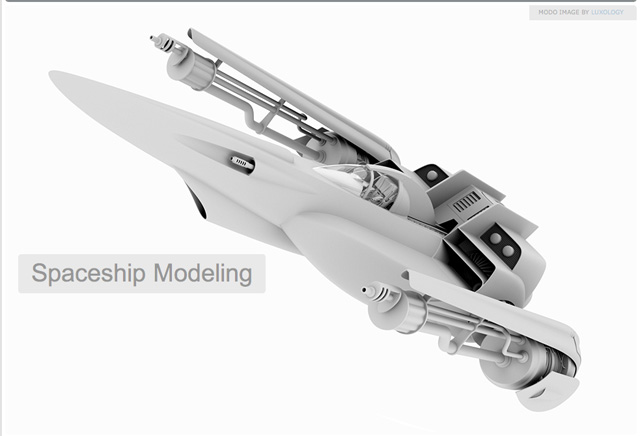 MODO公認新チュートリアル発売_Spaceship modeling