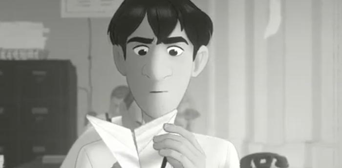 こんな恋してみたい！ディズニー短編アニメ「paperman」フル動画