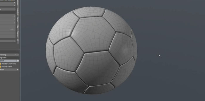 サッカーボールをモデリングする考え方。