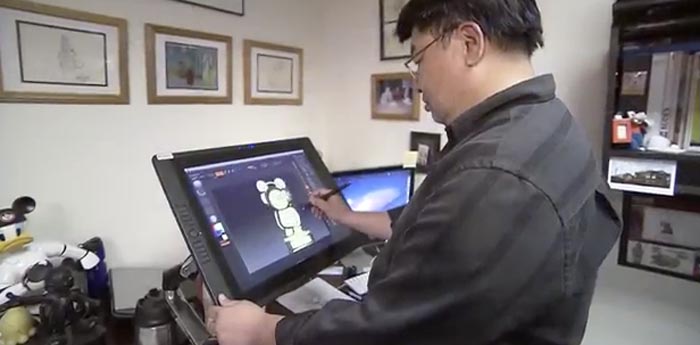 こういう動画見るとcintiqが欲しくなる。