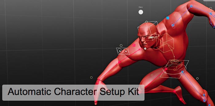 modoの新しいプリセット「Automatic Character setup kit」が発売開始されました！