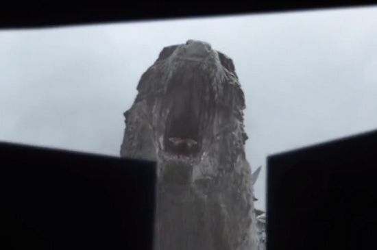ハリウッド版「Godzilla」は皆しってるゴジラの顔！新作予告編！
