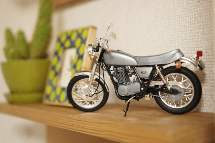 プラモデル製作記　「SR400」インテリアにもおすすめ！完成しました！