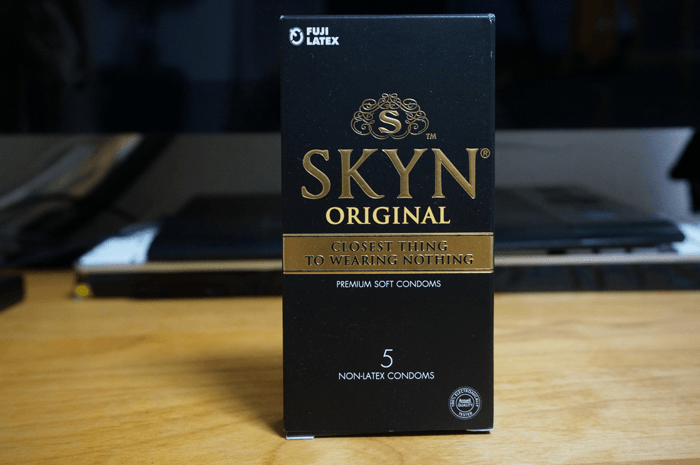 うすさから素肌のような滑らかさ「SKYN コンドーム」を使いました。