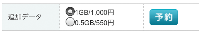 1GB(¥1000)を追加で買ったら半日で0.3G消費….。