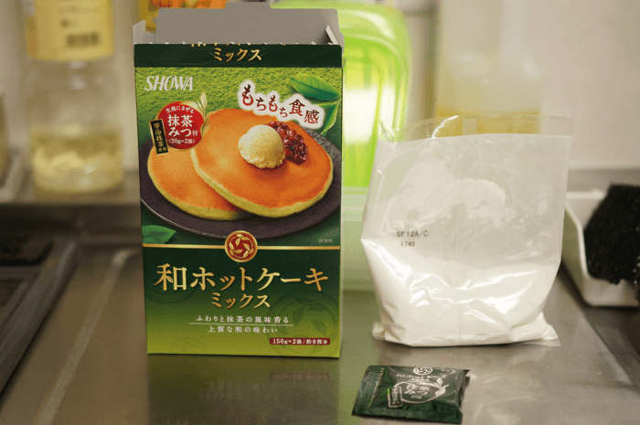 ¥400のホットケーキミックスの粉がエッグスシングス並みに、もちもちで美味しかったですよ。