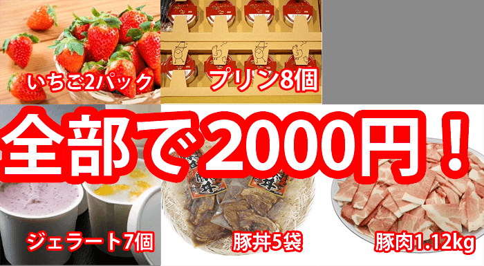 派遣で働く年収340万円の妻がこれ全部でたった2000円払うだけでもらいます！ふるさと納税さまさまです^^